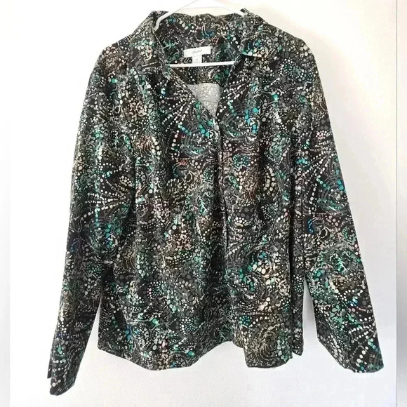 Cj Banks Jeans Stretchy Jacket, In Size 2X - Picture 3 of 15